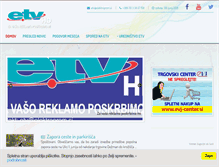 Tablet Screenshot of etv.elektroprom.si